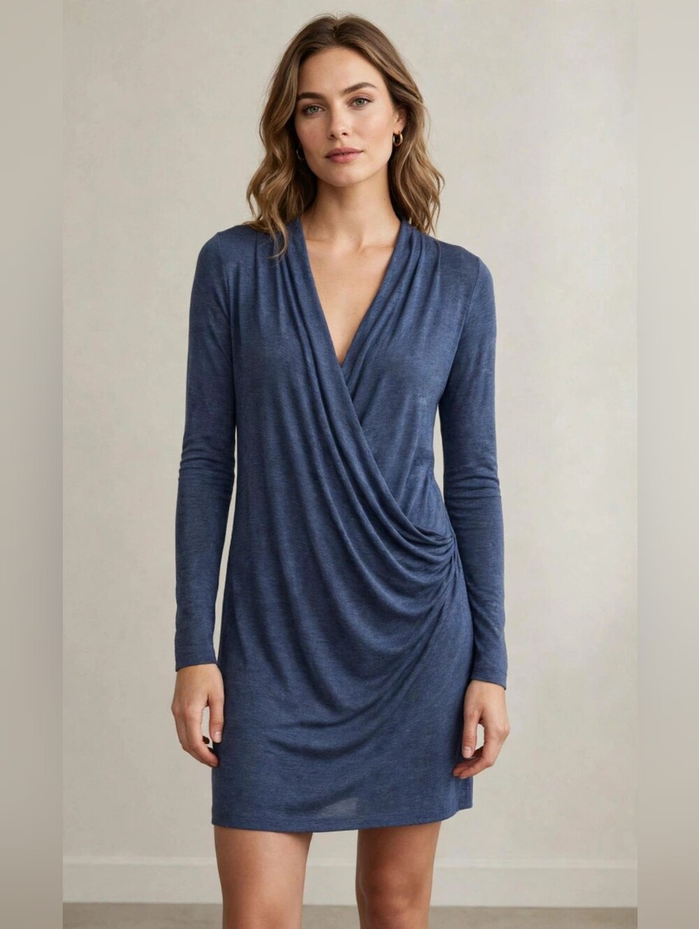 NWT Bryn Walker Corrente Belle Faux Wrap Front Dress Size Small